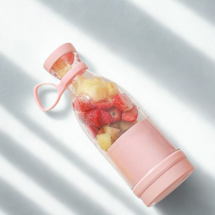 Aesthetic Portable Blender | 2-in-1 Juicer Bottle | Mini Electric Juicer