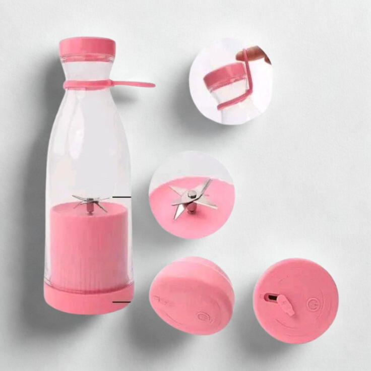 Aesthetic Portable Blender | 2-in-1 Juicer Bottle | Mini Electric Juicer
